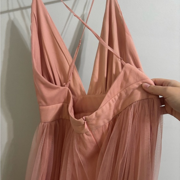 Windsor Blush Pink Maxi Prom Dress - Picture 4 of 9